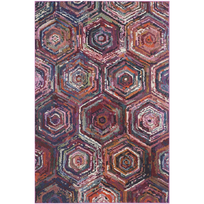 Safavieh Monaco Pink Contemporary Rug - 5'1
