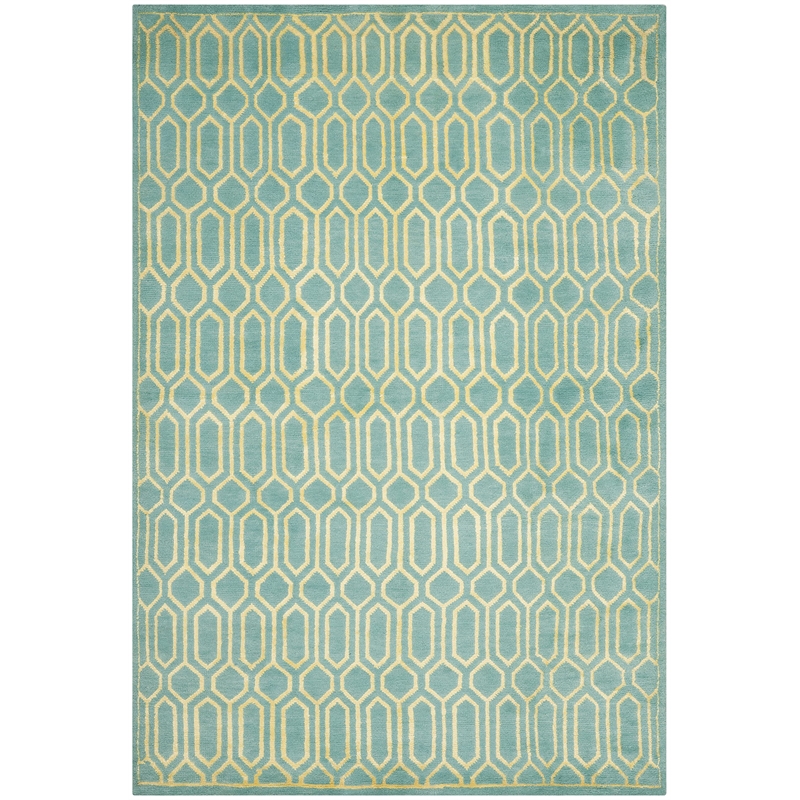 Safavieh Mosaic Aqua Traditional Rug - 4' x 6'