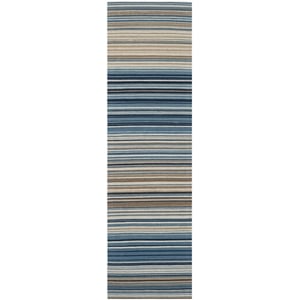 Safavieh Marbella Blue Contemporary Rug - Runner 2'3&quot x 6'