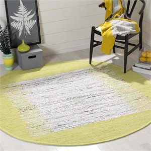 Safavieh Montauk Ivory Contemporary Rug - Round 6'