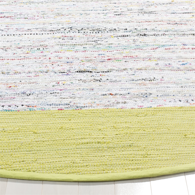 Safavieh Montauk Ivory Contemporary Rug - Round 6'