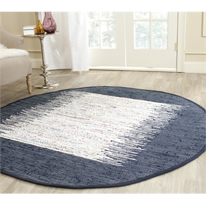 Safavieh Montauk Ivory Contemporary Rug - Round 4'