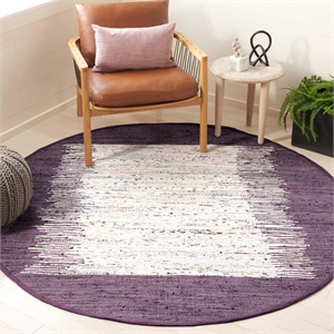 Safavieh Montauk Ivory Contemporary Rug - Round 4'
