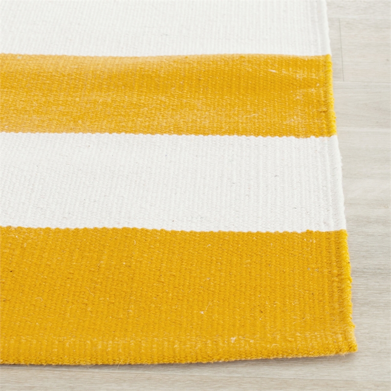 Safavieh Montauk Yellow Contemporary Rug - Runner 2'3