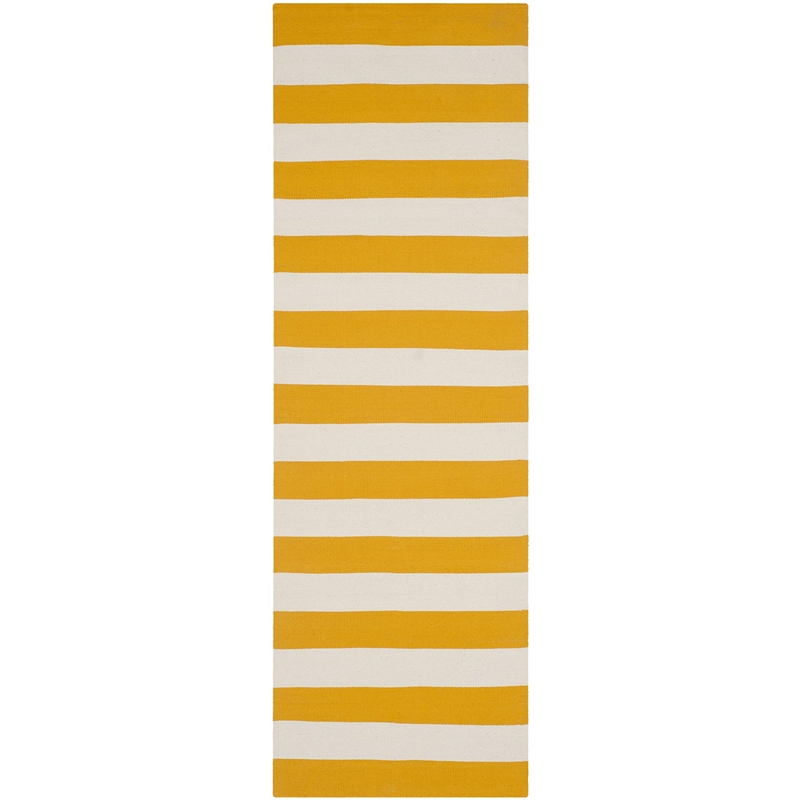 Safavieh Montauk Yellow Contemporary Rug - Runner 2'3