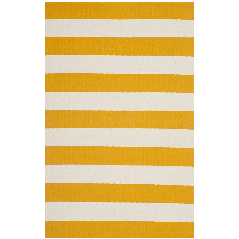 Safavieh Montauk Yellow Contemporary Rug - Runner 2'6