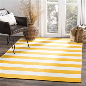 Safavieh Montauk Yellow Contemporary Rug - Square 4'