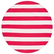 Safavieh Montauk Red Contemporary Rug - Round 6'