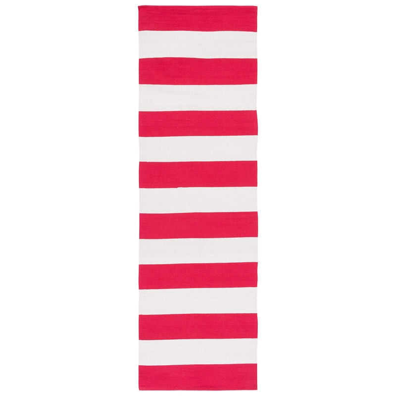 Safavieh Montauk Red Contemporary Rug - Runner 2'3