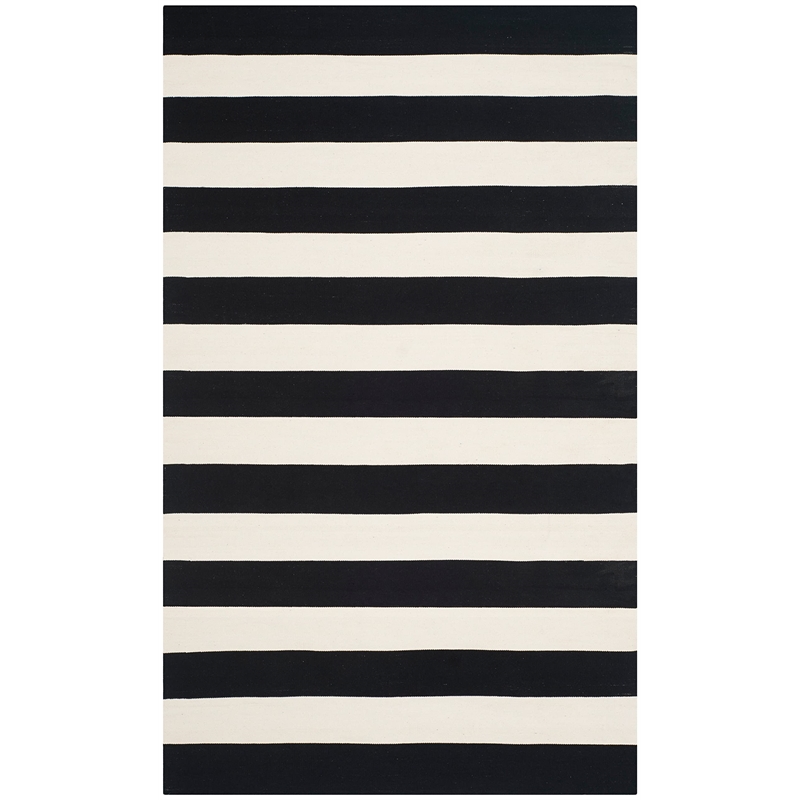 Safavieh Montauk Black Contemporary Rug - 5' x 8'