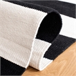 Safavieh Montauk Black Contemporary Rug - 6' x 9'