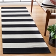 Safavieh Montauk Black Contemporary Rug - Runner 2'3