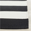 Safavieh Montauk Black Contemporary Rug - Runner 2'3