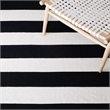 Safavieh Montauk Black Contemporary Rug - Runner 2'3