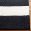 Safavieh Montauk Black Contemporary Rug - Runner 2'3