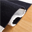 Safavieh Montauk Black Contemporary Rug - Runner 2'6