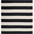 Safavieh Montauk Black Contemporary Rug - Square 4'