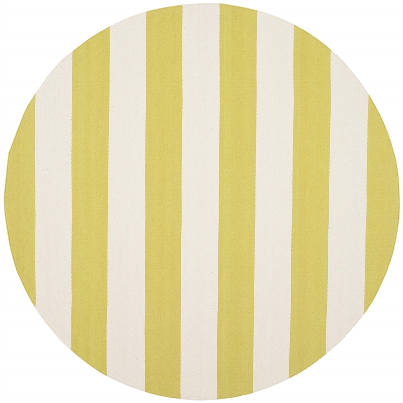 Safavieh Montauk Green Contemporary Rug - Round 6'