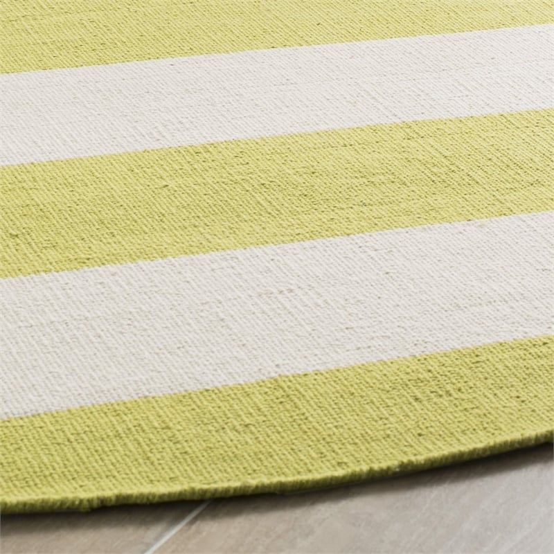 Safavieh Montauk Green Contemporary Rug - Round 6'