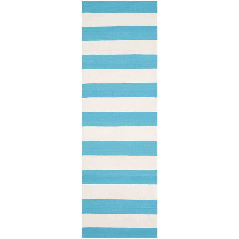 Safavieh Montauk Turquoise Contemporary Rug - Runner 2'3