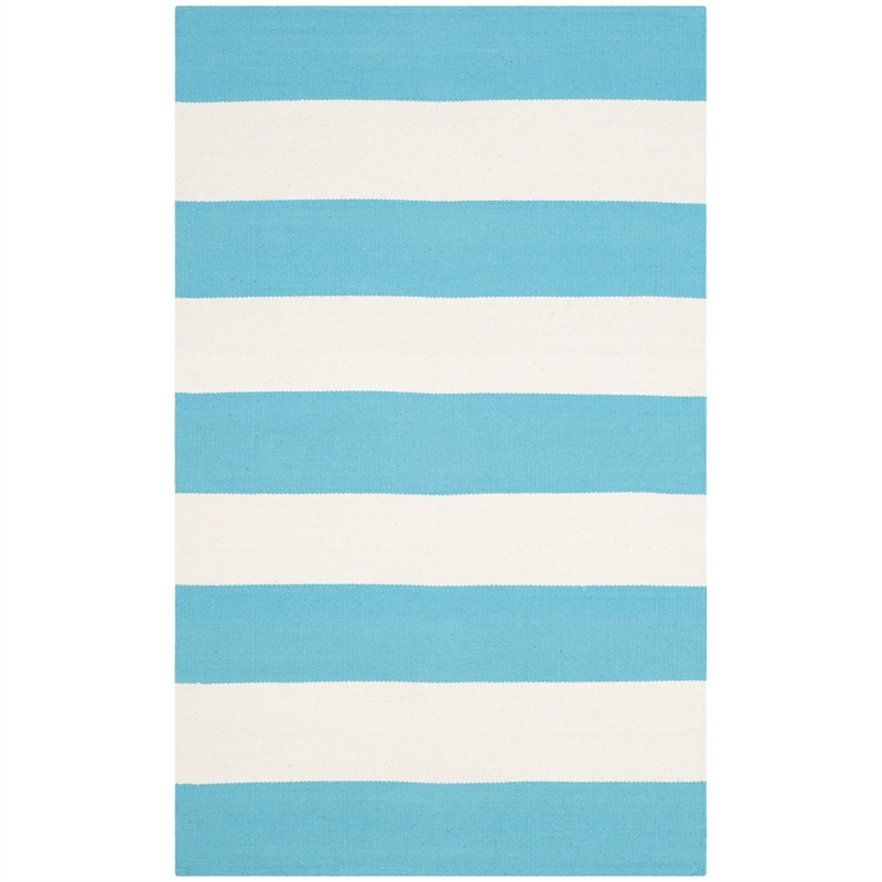 Safavieh Montauk Turquoise Contemporary Rug - Runner 2'6