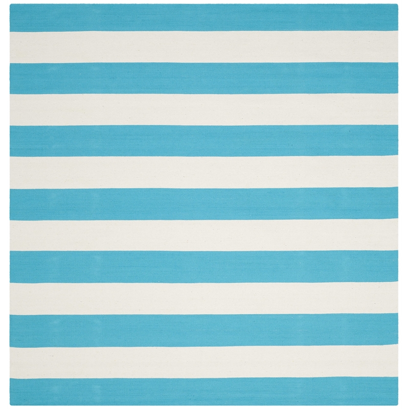Safavieh Montauk Turquoise Contemporary Rug - Square 6'