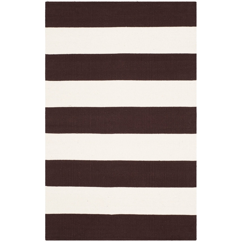 Safavieh Montauk Chocolate Contemporary Rug - Runner 2'6