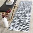 Safavieh Montauk Navy Contemporary Rug - Runner 2'3