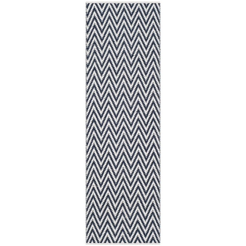 Safavieh Montauk Navy Contemporary Rug - Runner 2'3