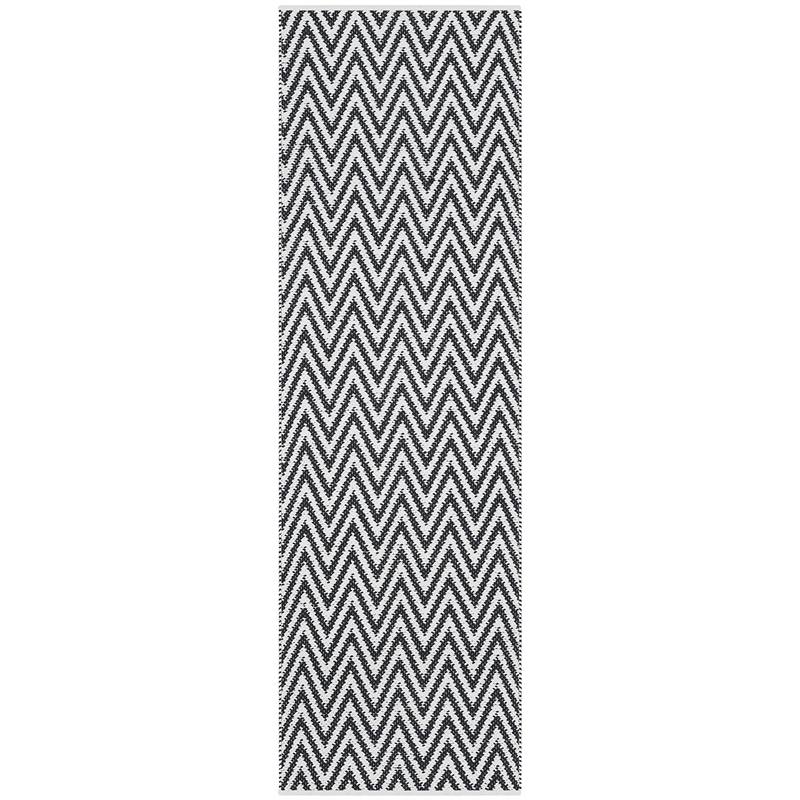 Safavieh Montauk Black Contemporary Rug - Runner 2'3