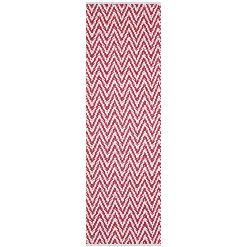 Safavieh Montauk Red Contemporary Rug - Runner 2'3