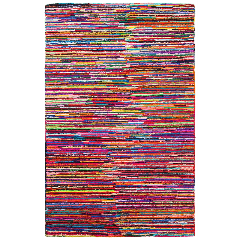 Safavieh Nantucket Pink Contemporary Rug - 6' x 9'
