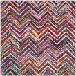 Safavieh Nantucket 4' X 4' Square Polyester Hand Tufted Rug In Blue