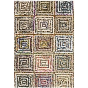 Safavieh Nantucket 2'-0&quot x 3'-0&quot Wool and Cotton Hand Tufted Rug in Cream