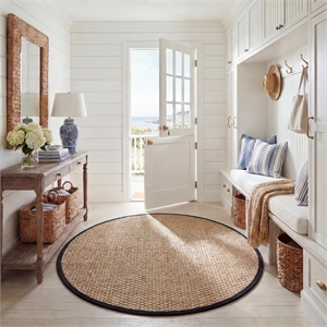Safavieh Natural Fiber Natural Area Rug - Round 6'