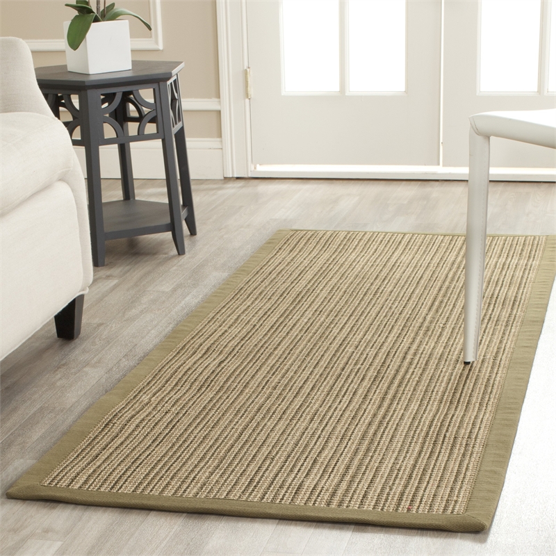 Safavieh Natural Fiber Green Area Rug - Runner 2'6