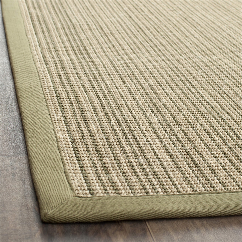 Safavieh Natural Fiber Green Area Rug - Runner 2'6