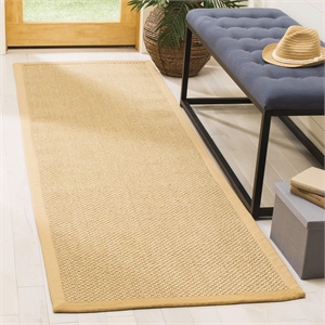 Safavieh Natural Fiber Brown Area Rug - Runner 2'6&quot x 18'