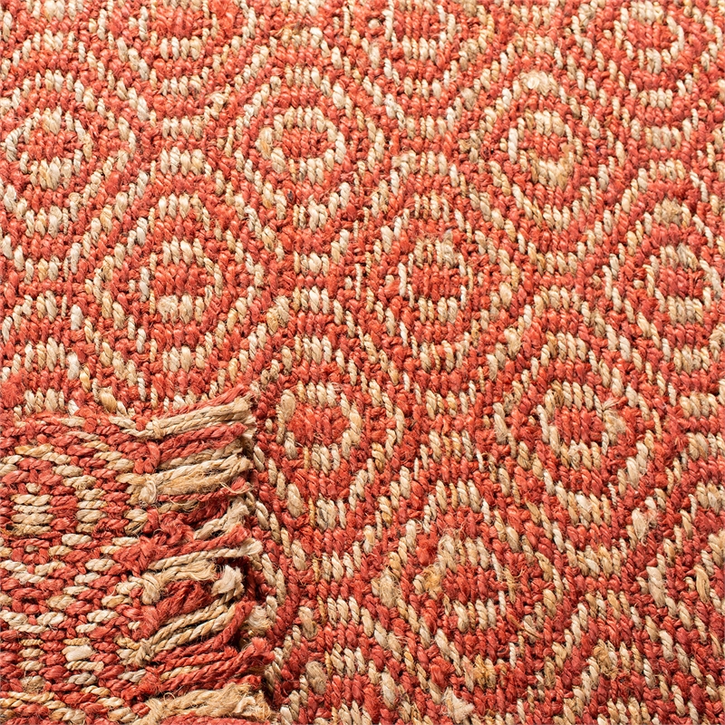 Safavieh Natural Fiber Rust Area Rug - Runner 2'6