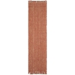 Safavieh Natural Fiber Rust Area Rug - Runner 2'6