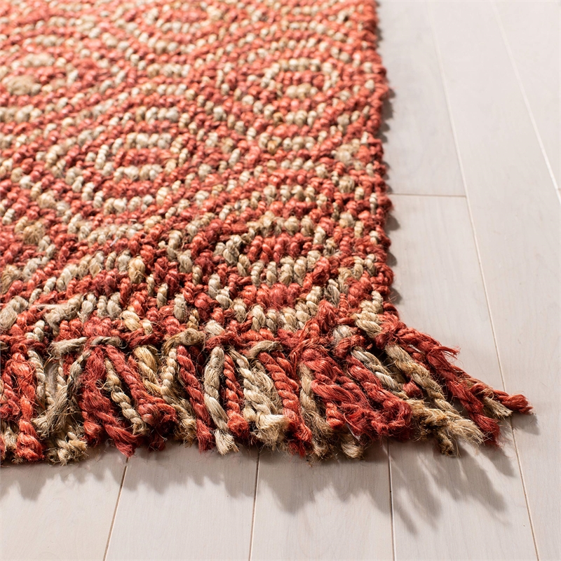 Safavieh Natural Fiber Rust Area Rug - Runner 2'6
