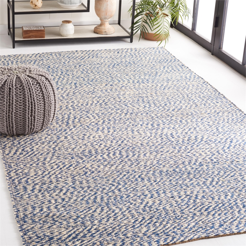 Safavieh Natural Fiber Blue Area Rug - 5' x 8'