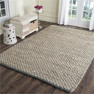 Safavieh Natural Fiber Blue Area Rug - 6' x 9'