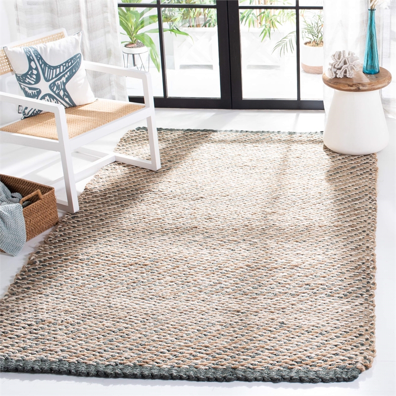 Safavieh Natural Fiber Blue Area Rug - 8' x 10'