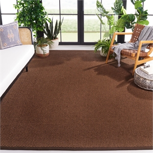 Safavieh Natural Fiber Chocolate Area Rug - 6' x 9'