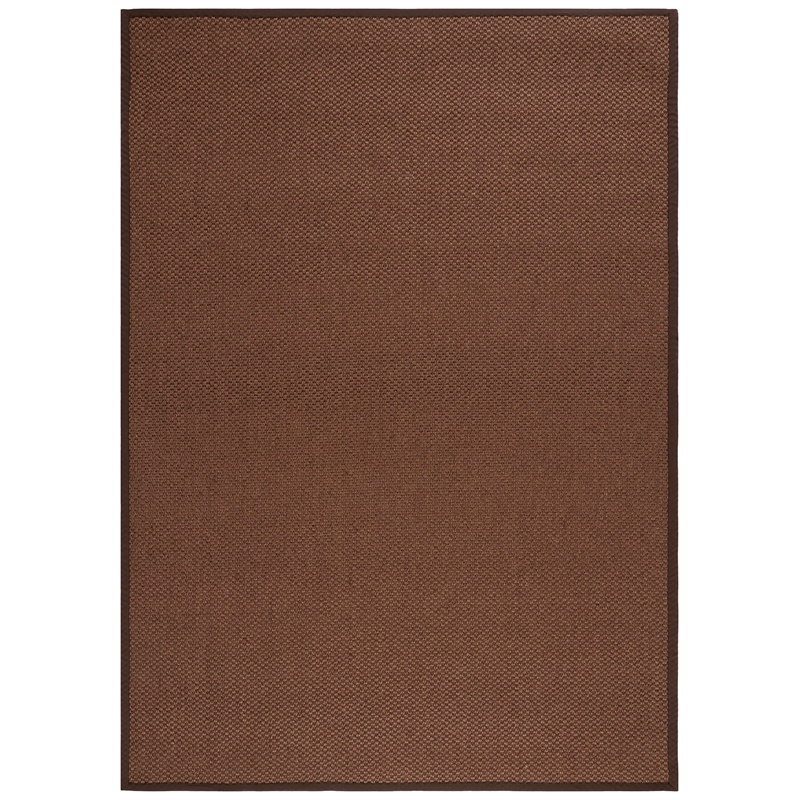 Safavieh Natural Fiber Chocolate Area Rug - 6' x 9'