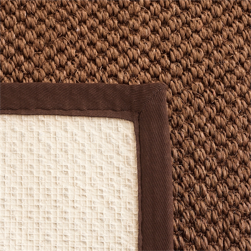 Safavieh Natural Fiber Chocolate Area Rug - 6' x 9'