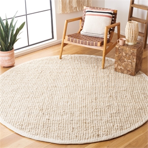 Safavieh Natural Fiber Ivory Area Rug - Round 5'