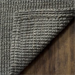 Safavieh Natural Fiber Grey Area Rug - Square 5'