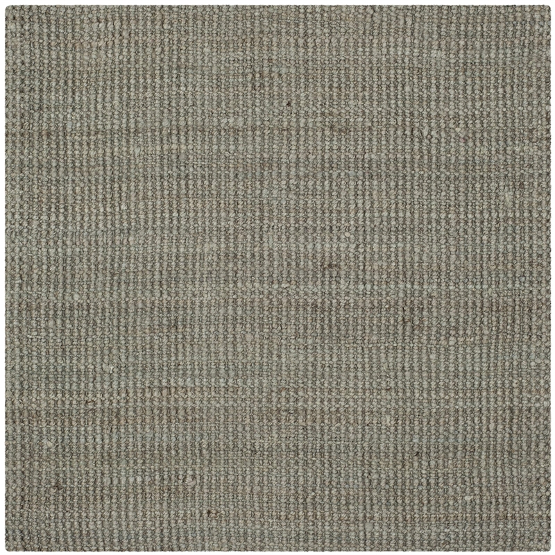 Safavieh Natural Fiber Grey Area Rug - Square 9'